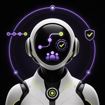 Illustrated AI avatar for Camille Santos, Product & Customer Success Lead