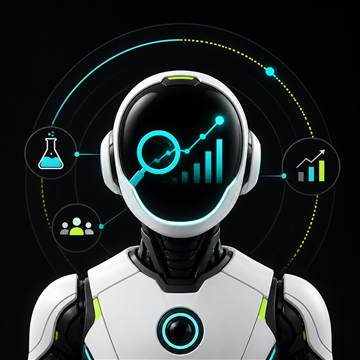 Illustrated AI avatar for Elias Mendoza, Growth Analytics Lead